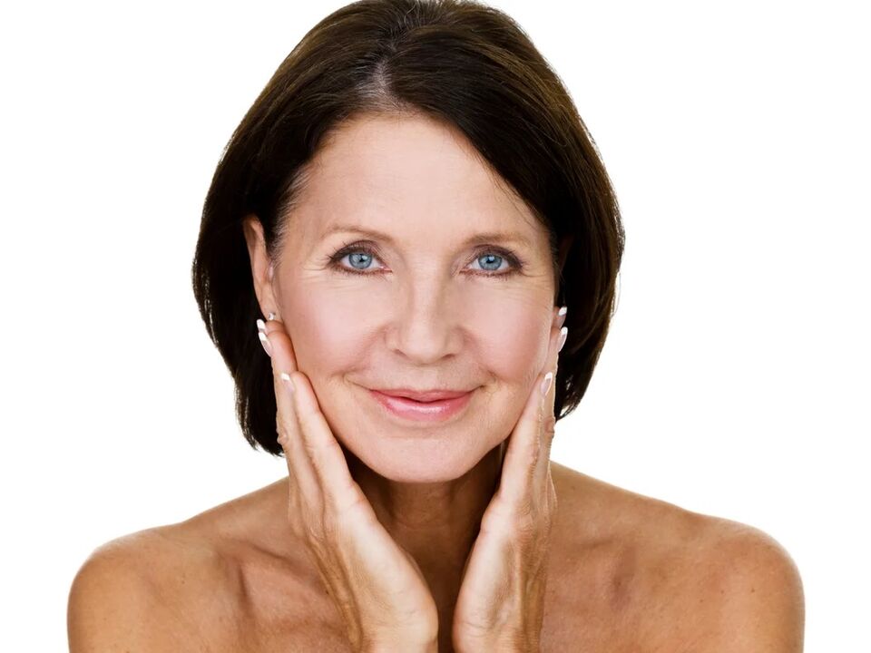 Rejuvenecimiento de la piel facial después de 35 años - Crema antiedad Brilliance SF